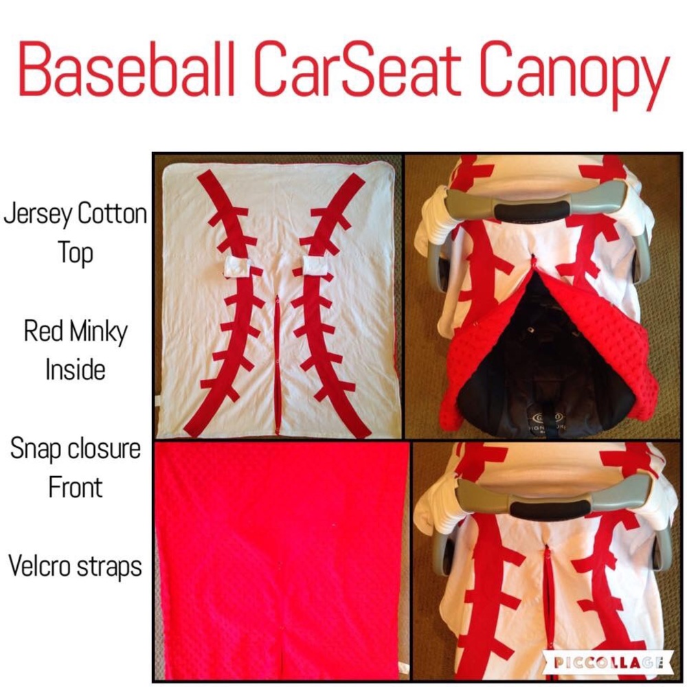 Baseball ⚾️ Carseat Canopy